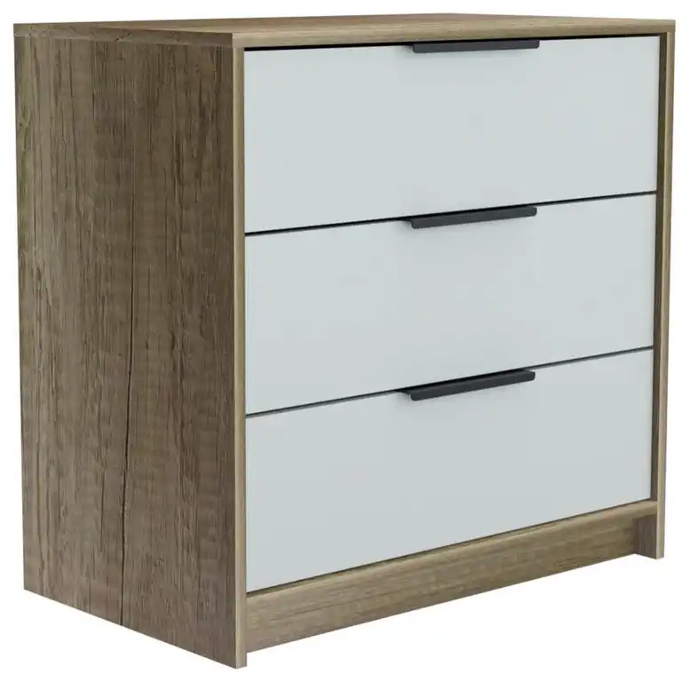 Egeo 3 Drawer Dresser White