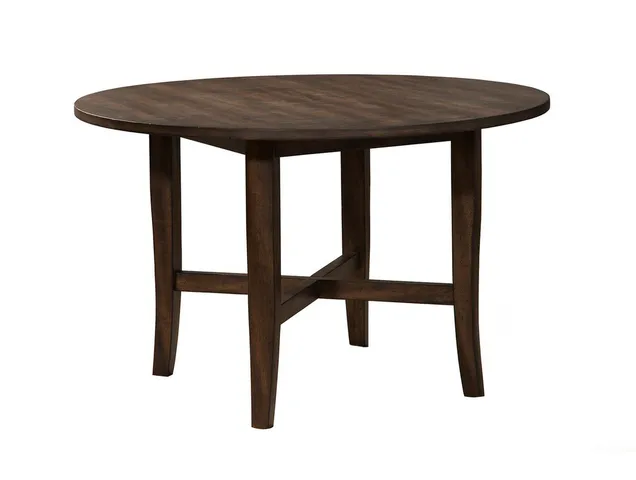 Emma Mason Signature Arena Round Table in Burnished Dark Oak