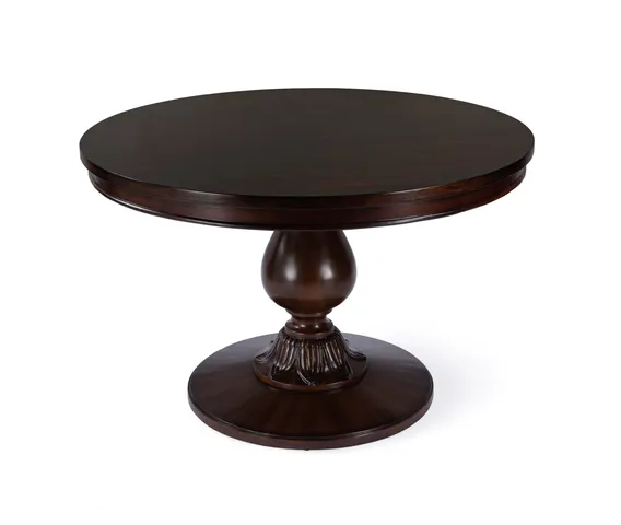 Evie 48" Round Pedestal Dining Table, Cherry
