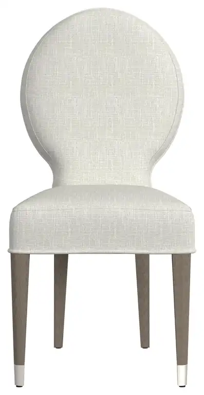 Farrah Dining Chair - Set of 2 - Porcelain/ Light Oak