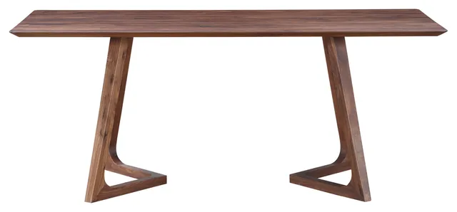 First of A Kind Godenza Dining Table Rectangular Walnut