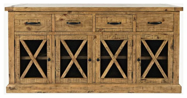 Four Drawer Sideboard Buffet Server