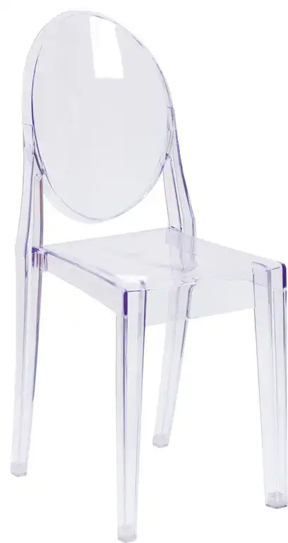 Ghost Side Chair in Transparent Crystal