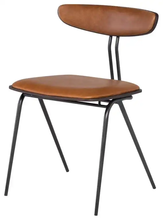 Giada Desert Leather Dining Chair