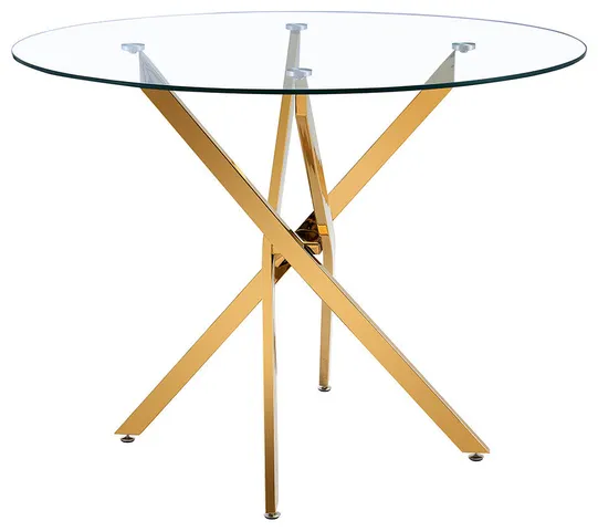Glass Star Table Gold