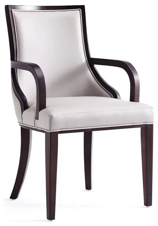 Grand Dining Armchair, Light Grey