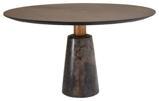 Gray Marble Dining Table | Eichholtz Genova