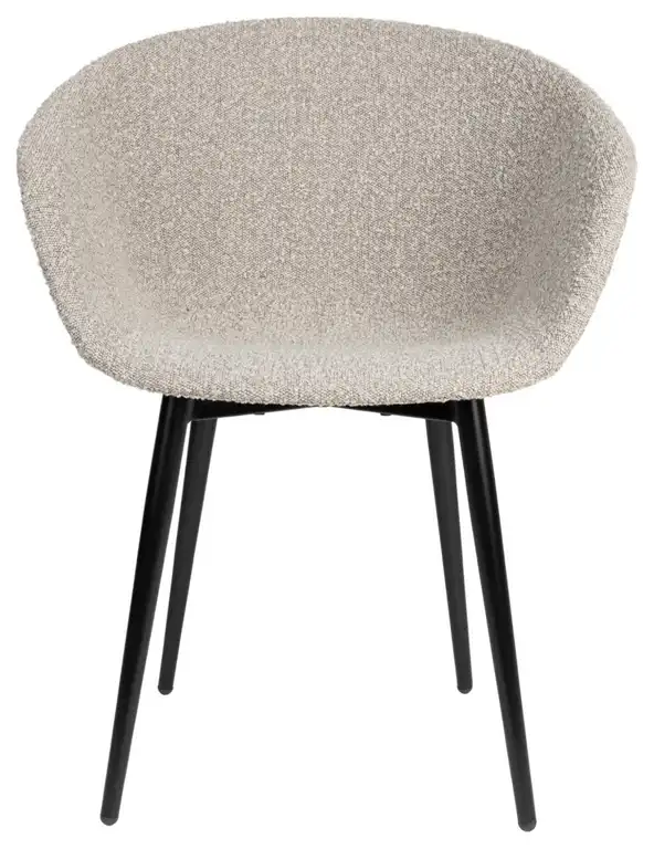 Gray Shell Dining Chairs, 2, DF Charly