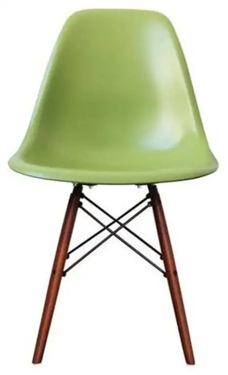 Green, Eiffel Dining Room Chair, Set of 4