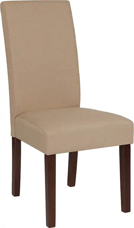 Greenwich Series Beige Fabric Parsons Chair