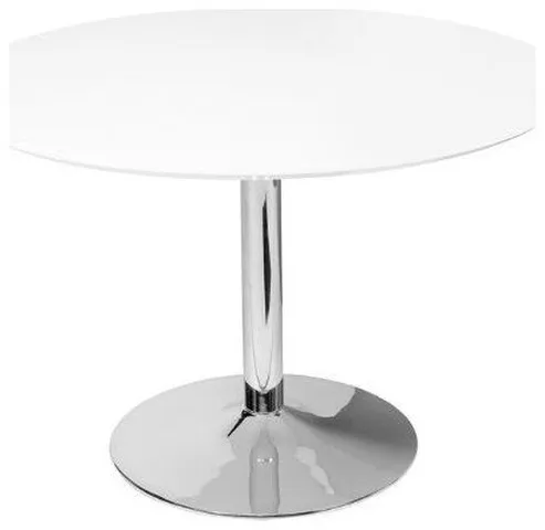 Gubi Dining Table Chrome Base