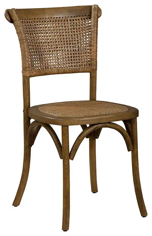 Halsey Oak Side Chair, Brown