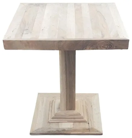 Handmade Moroccan Raw Cedar Wood Table - Dinning Height