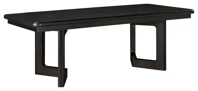 Hathaway 84" Extension Leaf Dining Table Acacia Brown