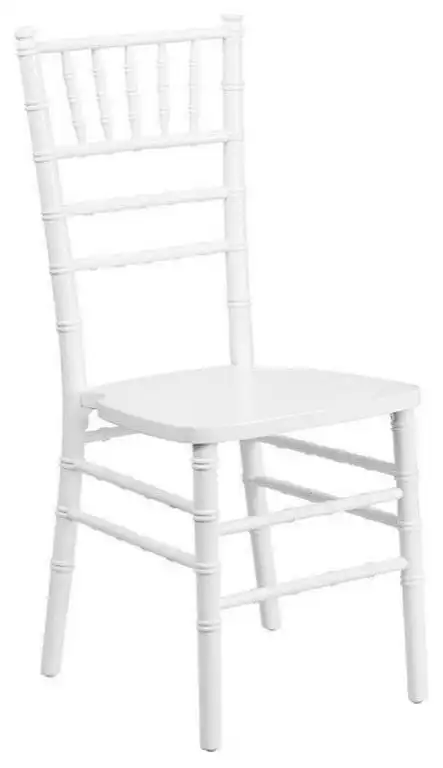 HERCULES Series White Wood Chiavari Chair