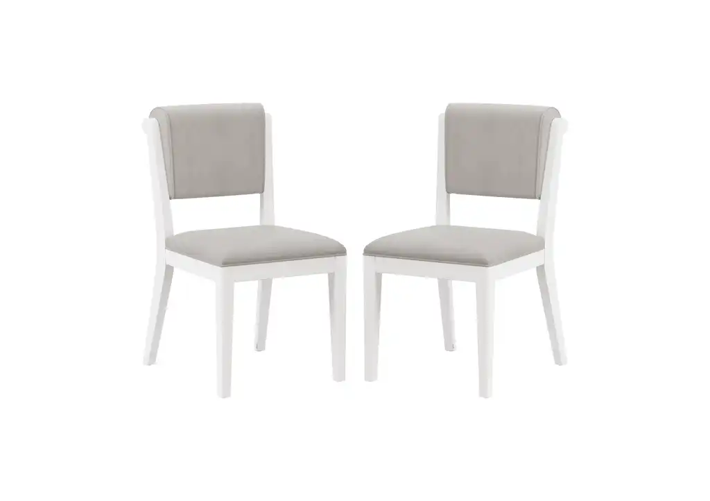 Hillsdale Clarion Wood and Upholstered Dining Chairs, Set of 2