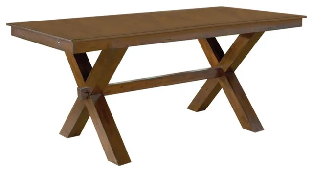Hillsdale Park Avenue Counter Height Trestle Table, Dark Cherry -4692CTB