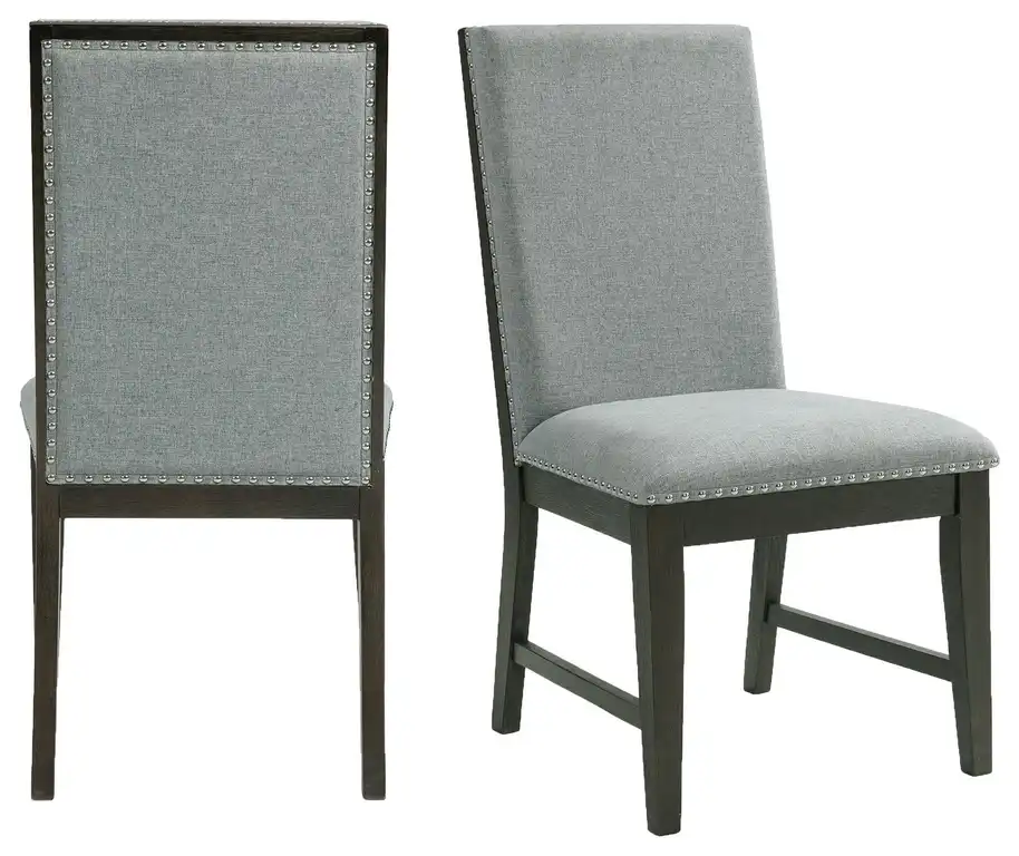 Holden Standard Height Side Chair Set, Gray