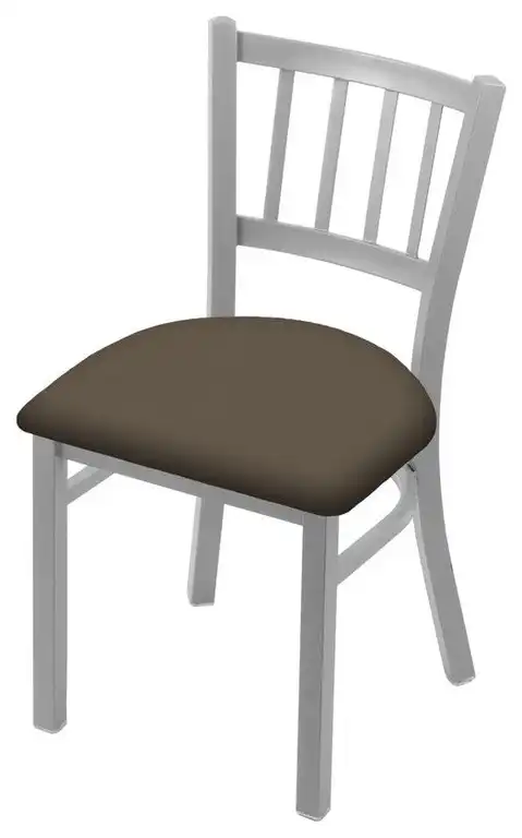 Holland 18" 610 Contessa Stationary Chair - Nickel/Canter Earth