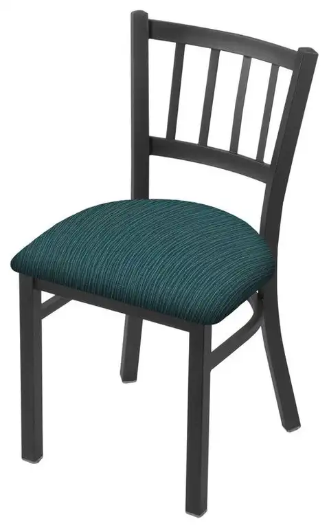 Holland 18" 610 Contessa Stationary Chair - Pewter/Graph Tidal