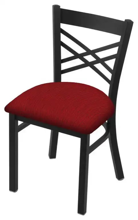 Holland 18" 620 Catalina Stationary Chair - Black/Graph Ruby