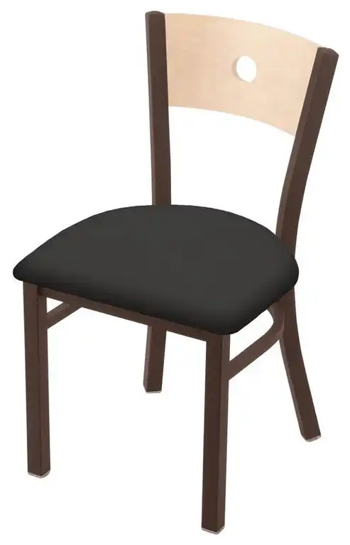 Holland Voltaire 630 18" Chair - Bronze/Natural Back/Canter Iron