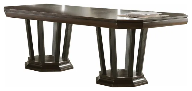 HomeRoots 78-114" X 44" X 30" Tobacco Aspen Dining Table