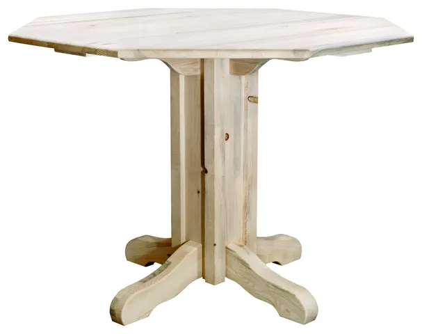 Homestead Collection Center Pedestal Table, Ready to Finish