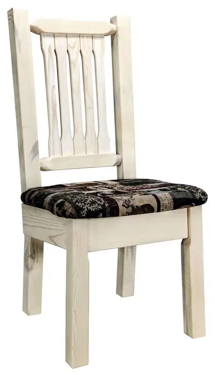 Homestead Collection Upholstered Side Chair, Natural