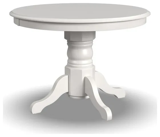 Homestyles Warwick Wood Dining Table in Off White