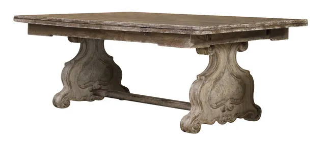 Hooker Chatelet Rectangular Trestle Dining Table