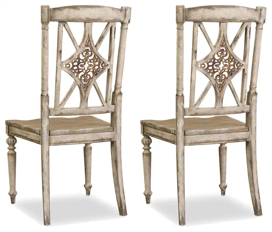 Hooker Furniture 5351-75310-SINGLE 42 Inch Tall Dining Chair - Caramel Froth