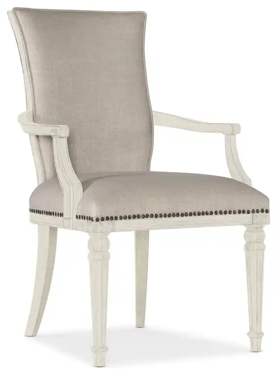 Hooker Furniture 5961-75500-02-SINGLE Traditions 24" Fabric - Creamy Magnolia