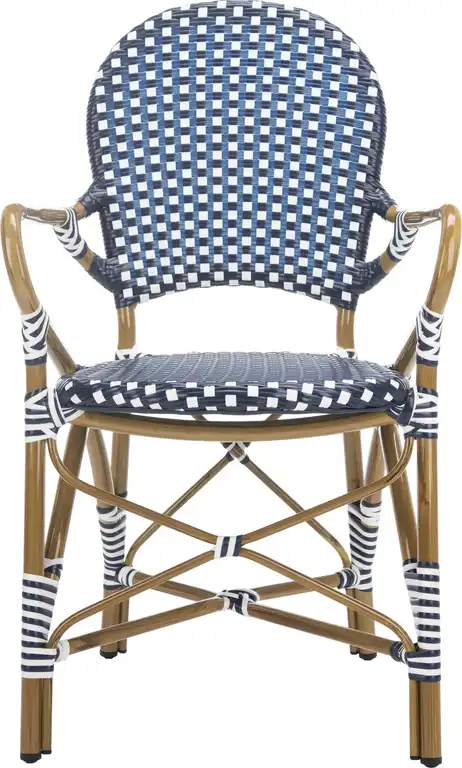 Hooper Arm Chair (Set of 2) - Navy, White