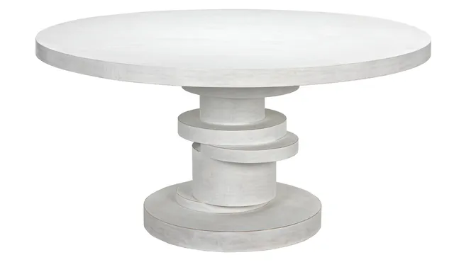Hugo Dining Table 60", White Wash