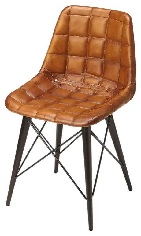 Industrial Leather Chair by Butler Specialty