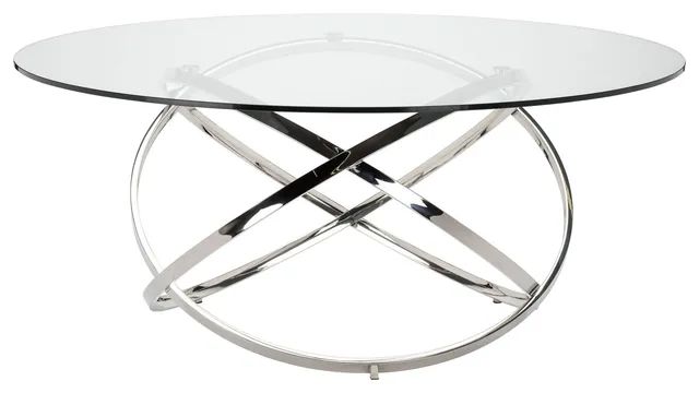Infinity Glass Dining Table, 59"