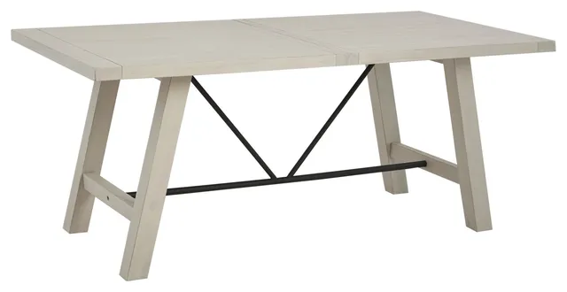 INK+IVY Sonoma Dining Bench, Natural, Reclaimed White, Dining Table