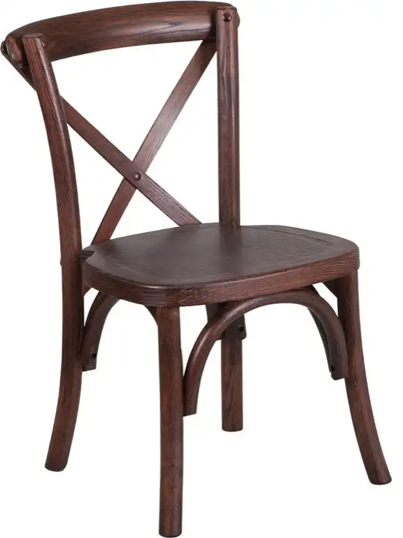 Kid Mahogany Cross Chair