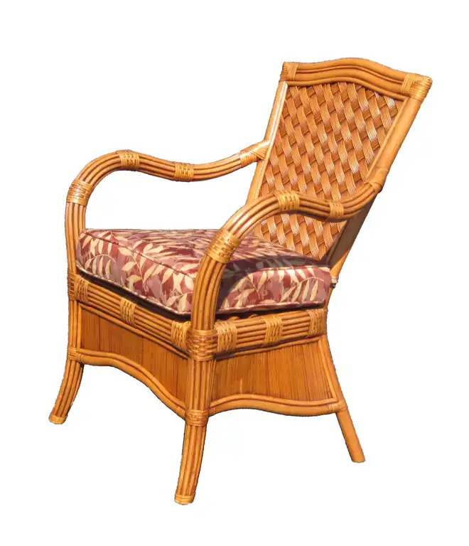 Kingston Reef Dining Chair in Cinnamon, Clemens Noir Fabric