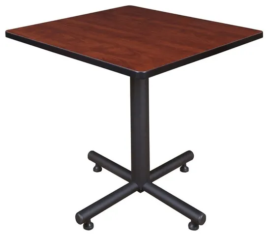 Kobe 30" Square Breakroom Table, Cherry