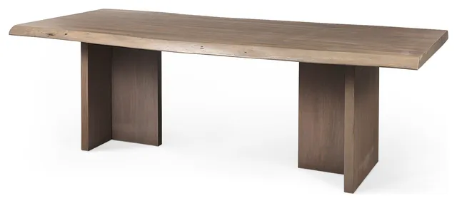 Konstantin Medium Brown Wood, Rectangular Dining Table