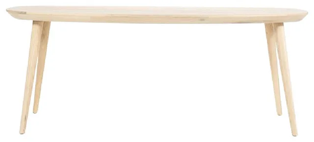 Lacquered Oak Dining Table L, Eleonora Elijah, Natural