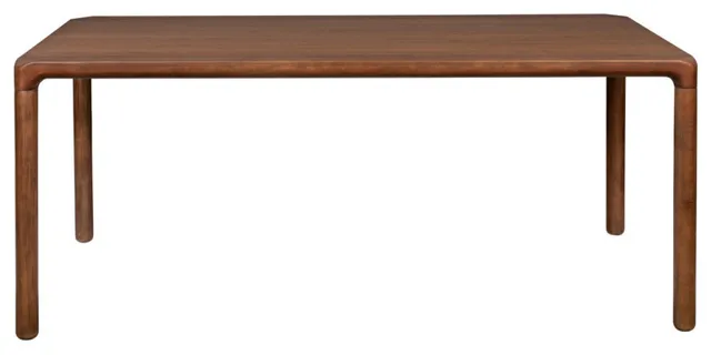 Lacquered Wood Dining Table (S) | Zuiver Storm, Brown