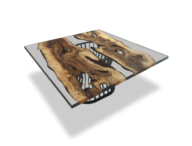 Ladon Square Dining Table, 10 Seater