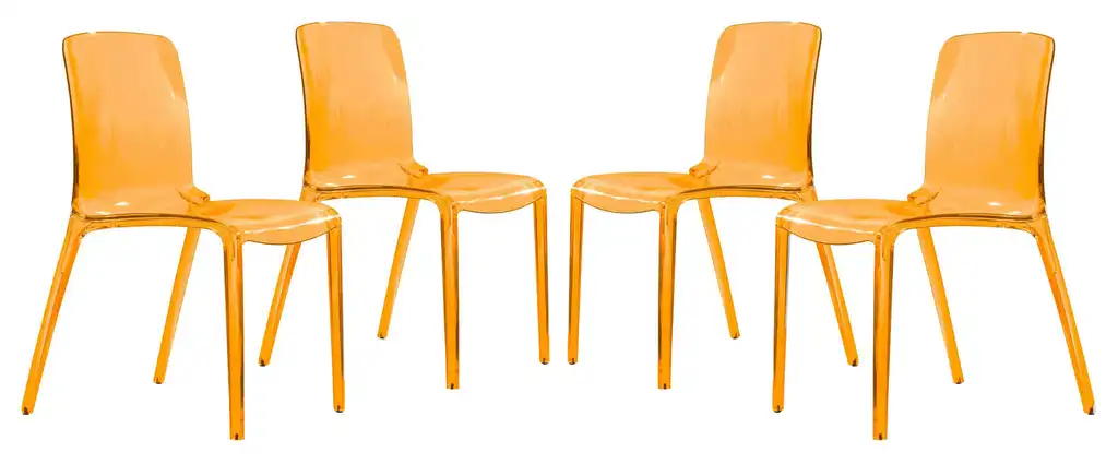 Leisuremod Murray Modern Dining Chair, 4-Piece Set