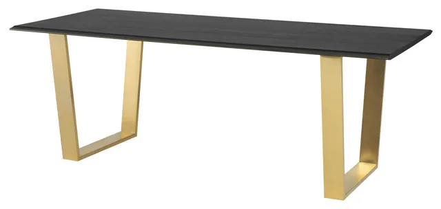 Linea Ebonized Wood Dining Table, HGSR830