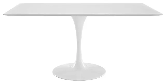 Lippa 60" Rectangle Dining Table, White