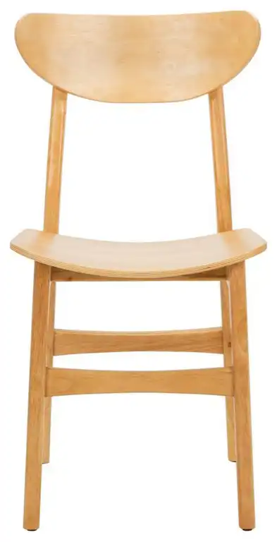Lucca Retro Dining Chair, Natural