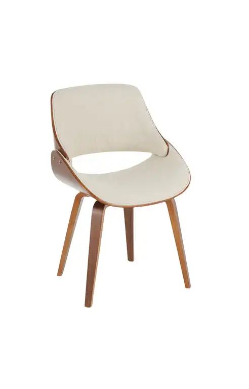 Lumisource Fabrizzi Dining/Accent Chair, Cream